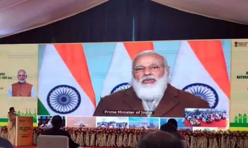 കൊച്ചി - മംഗളൂരു ഗെയിൽ വാതക പൈപ്പ് ലൈൻ പ്രധാനമന്ത്രി നാടിന് സമർപ്പിച്ചു