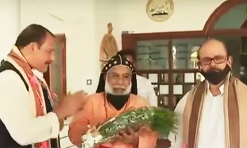 താരിഖ് അൻവർ കർദിനാൾ മാർ ക്ലിമീസുമായി കൂടിക്കാഴ്ച നടത്തി