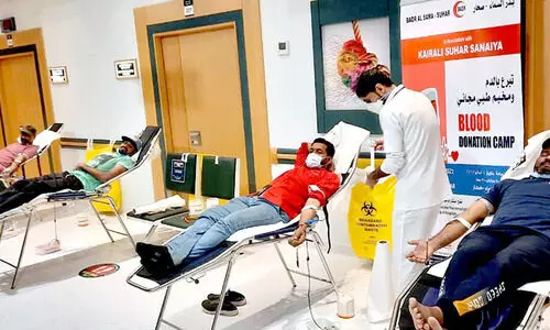 സുഹാർ ബദർ അൽസമയിൽ രക്​തദാന ക്യാമ്പ്​ നടത്തി