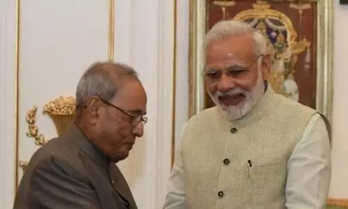 Pranab on Modi