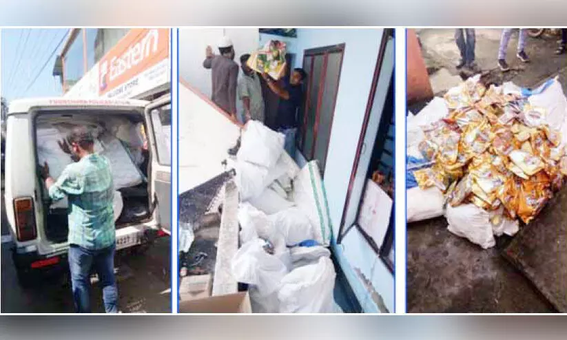 അ​ഞ്ച് ല​ക്ഷ​ത്തി​െൻറ നി​രോ​ധി​ത പു​ക​യി​ല ഉ​ൽ​പ​ന്ന​ങ്ങ​ൾ പി​ടി​കൂ​ടി