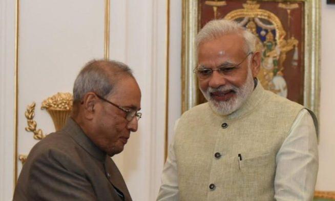 Pranab on Modi Pranab on Modi