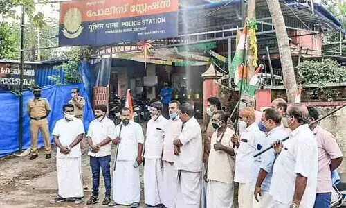 Woman killed in car crash: Police station cordoned off