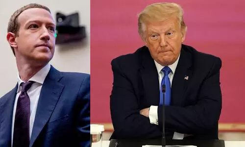 സമാധാനപരമായ അധികാര കൈമാറ്റം നടക്കട്ടെ, അതുവരെ ട്രംപിന്​ ബ്ലോക്കെന്ന്​​ മാർക്ക്​ സക്കർബർഗ്​