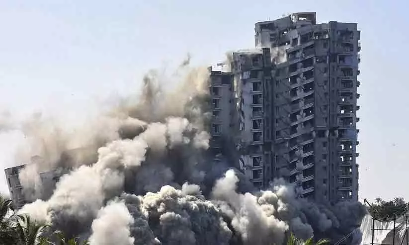 Demolition of wooden flat: Total cost 3.59 crore, blast 2.63 crore