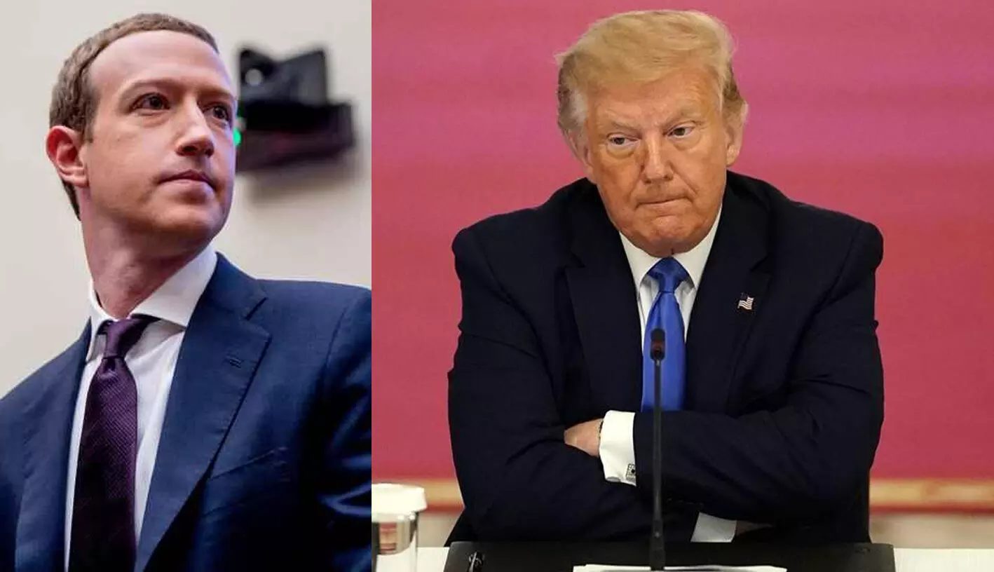 സമാധാനപരമായ അധികാര കൈമാറ്റം നടക്കട്ടെ, അതുവരെ ട്രംപിന് ബ്ലോക്കെന്ന് മാർക്ക് സക്കർബർഗ് സമാധാനപരമായ അധികാര കൈമാറ്റം നടക്കട്ടെ, അതുവരെ ട്രംപിന് ബ്ലോക്കെന്ന് മാർക്ക് സക്കർബർഗ്