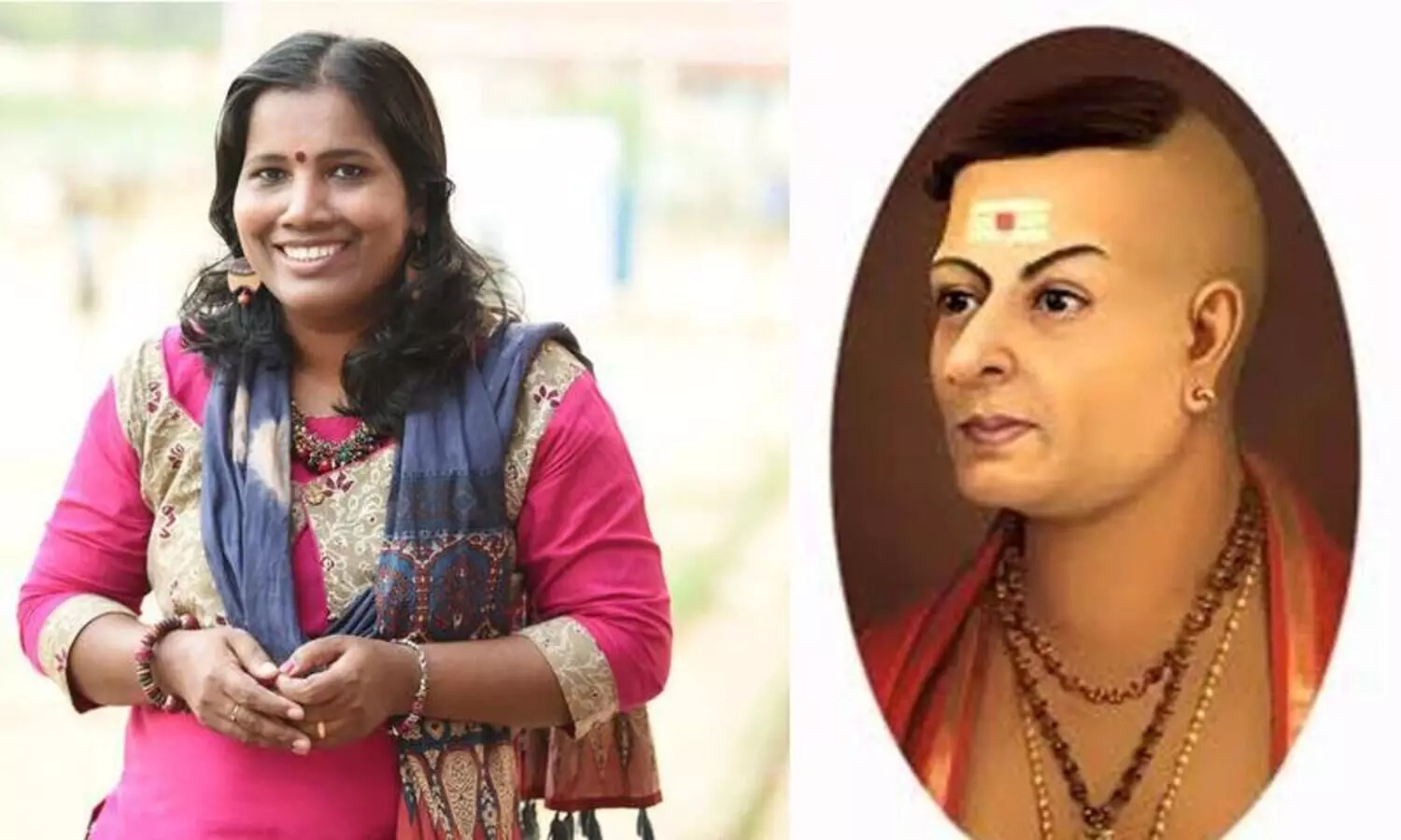 Singer Pushpavathi and Arattupuzha Velayudha Panicker