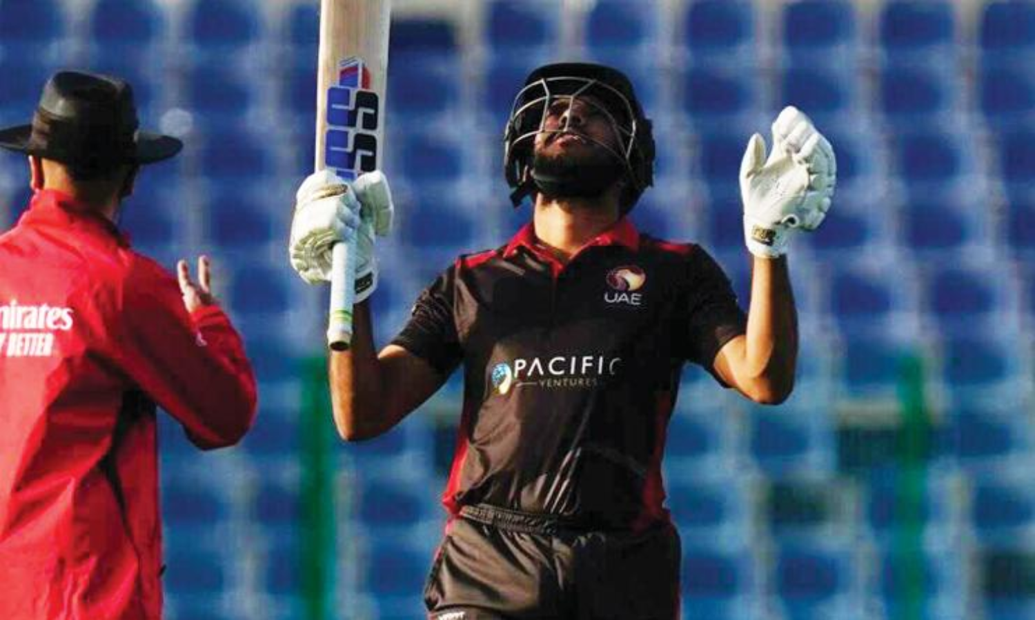 അന്താരാഷ്​ട്ര ക്രിക്കറ്റിൽ മലയാളിക്ക്​ ആദ്യസെഞ്ച്വറി; യു.എ.ഇക്കായി തകർത്തടിച്ച്​ റിസ്​വാൻ, അഭിനന്ദനവുമായി ഐ.സി.സി