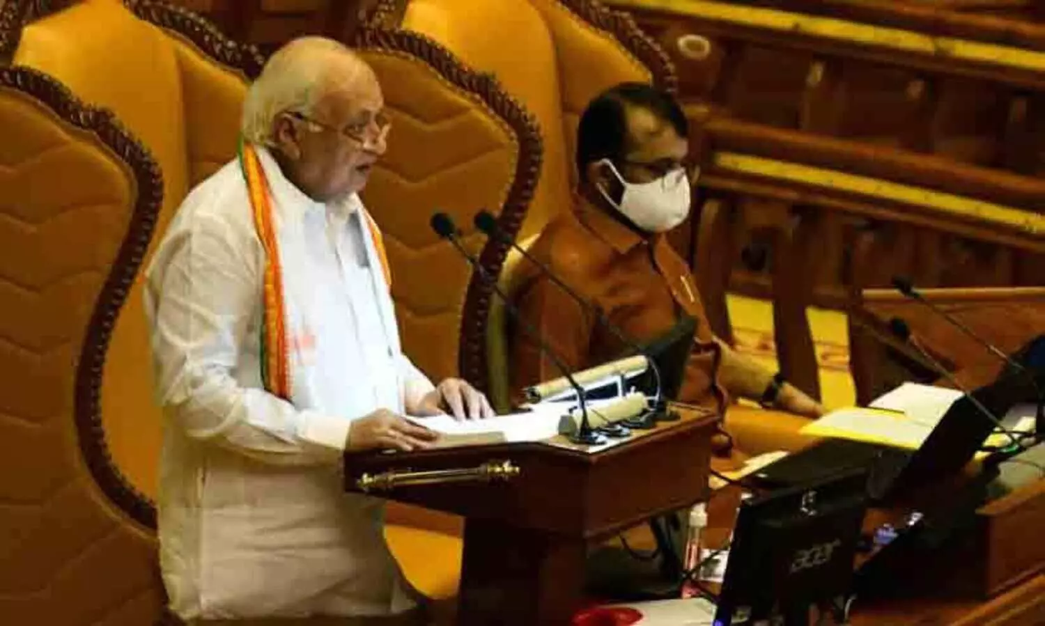 Opposition boycotts Kerala Governor Arif Mohammed Khans policy address in assembly