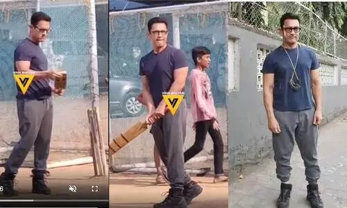 മുംബൈ ​തെരുവിൽ കുട്ടികൾക്കൊപ്പം ആമിർ ഖാ​െൻറ ഗള്ളി ക്രിക്കറ്റ്​; മാസ്​ക്​ എവിടെയെന്ന്​ സോഷ്യൽ മീഡിയ