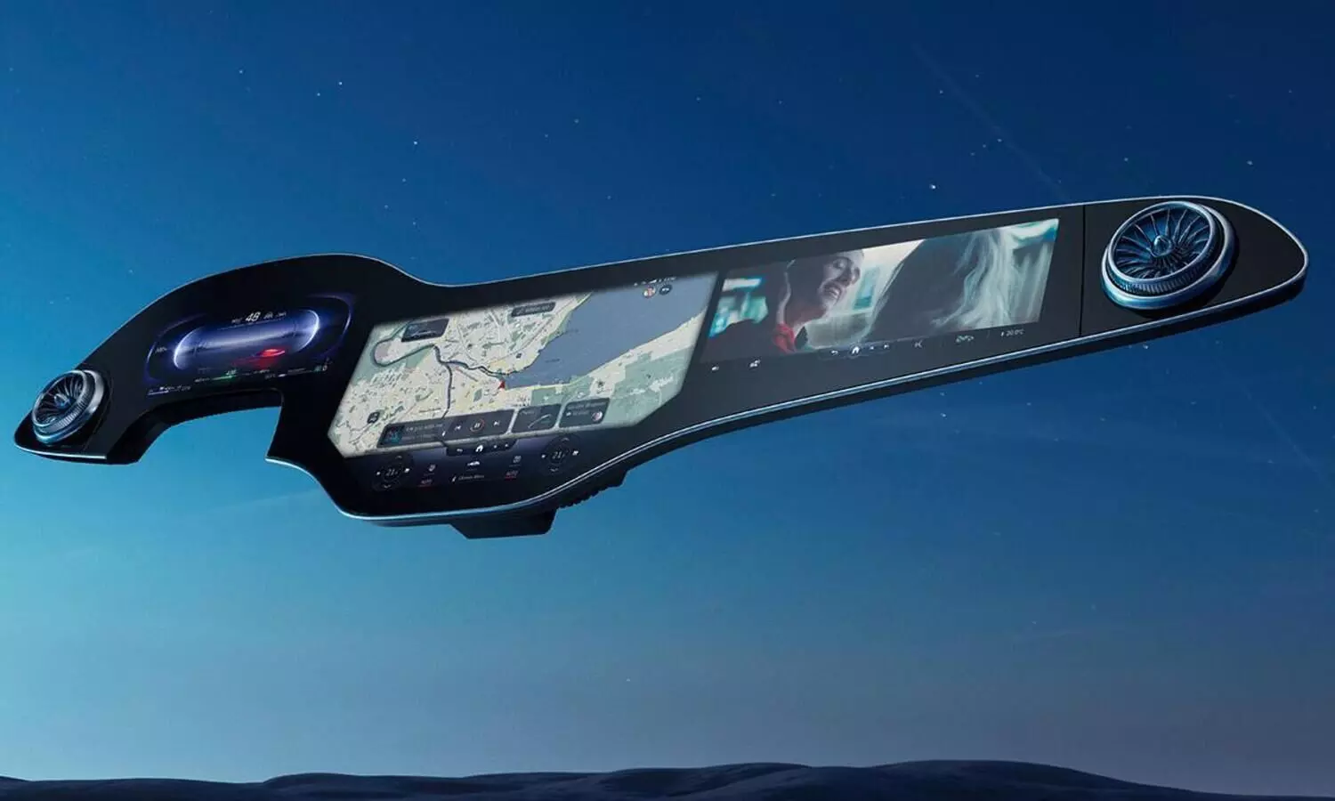 പുതിയ ഹൈപ്പർ സ്​ക്രീൻ അവതരിപ്പിച്ച്​ ബെൻസ്​; 56 ഇഞ്ച്​ വലുപ്പം, ഒഎൽഇഡി, എ.​െഎ സാ​​ങ്കേതികതകൾ