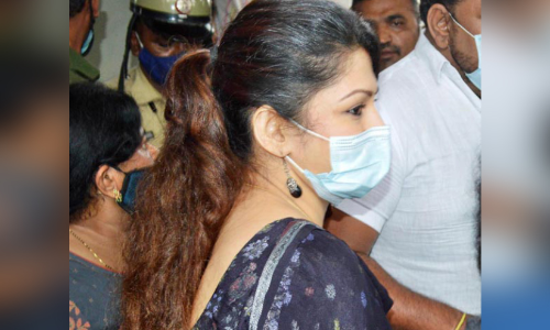 radhika kumaraswami in ccb office