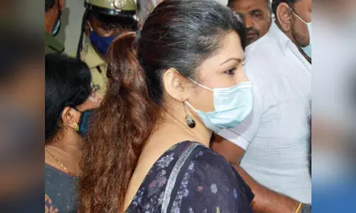 radhika kumaraswami in ccb office