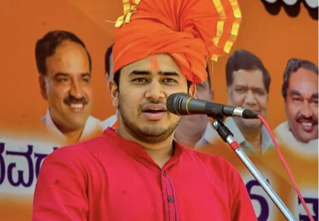 കി​ട​ക്ക ബു​ക്ക് ചെ​യ്യു​ന്ന​തി​ൽ അ​ഴി​മ​തി; എം.​പി തേ​ജ​സ്വി സൂ​ര്യ​യെ അ​റ​സ്​​റ്റ് ചെ​യ്യ​ണ​മെ​ന്ന് കോ​ൺ​ഗ്ര​സ്​