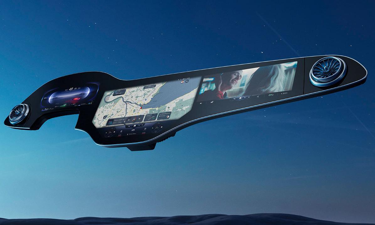 പുതിയ ഹൈപ്പർ സ്ക്രീൻ അവതരിപ്പിച്ച് ബെൻസ്; 56 ഇഞ്ച് വലുപ്പം, ഒഎൽഇഡി, എ.െഎ സാങ്കേതികതകൾ പുതിയ ഹൈപ്പർ സ്ക്രീൻ അവതരിപ്പിച്ച് ബെൻസ്; 56 ഇഞ്ച് വലുപ്പം, ഒഎൽഇഡി, എ.െഎ സാങ്കേതികതകൾ