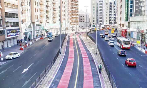 ഗ​താ​ഗ​ത​ക്കു​രു​ക്കി​ൽ​ ഇ​നി സ​മ​യം പാ​ഴാ​കി​ല്ല: ദു​ബൈ ഖാ​ലി​ദ് ബി​ൻ അ​ൽ വ​ലീ​ദ് സ്ട്രീ​റ്റി​ൽ പ്ര​ത്യേ​ക ബ​സ്, ടാ​ക്സി ലൈ​ൻ