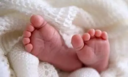 five-month-old baby boy was left on the corridor of church
