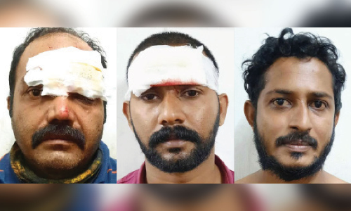 പൊ​ലീ​സുകാ​രെ കാ​റി​ടി​ച്ച് കൊ​ല​പ്പെ​ടു​ത്താ​ൻ ശ്ര​മം; മൂന്നുപേരെ സാഹസികമായി പിടികൂടി