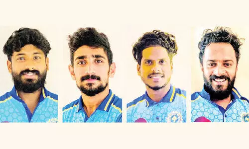 മു​ഷ്​​താ​ഖ് അ​ലി ട്രോ​ഫി: കേരളത്തിന് കരുത്തായി കണ്ണൂരിൽ നിന്നും നാൽവർ സംഘം