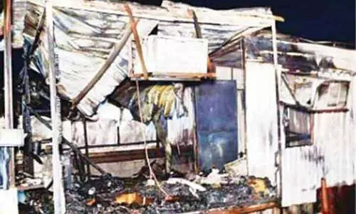 ജോ​ലി​ക്കാ​രു​ടെ താ​മ​സ​സ്ഥ​ല​ത്ത്​ തീ​പി​ടി​ത്തം