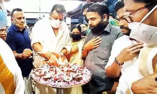 BJPs function in victory in the fifth division of the Municipal Council