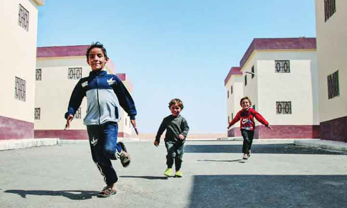 നിർമിച്ചത്​​ 23 ര​ണ്ടു​നി​ല കെ​ട്ടി​ട​ങ്ങ​ൾ: സി​റി​യ​യി​ൽ ര​ണ്ടാം​ഘ​ട്ട താ​മ​സ​സൗ​ക​ര്യ നി​ർ​മാ​ണ പ​ദ്ധ​തി പൂ​ർ​ത്തി​യാ​യി