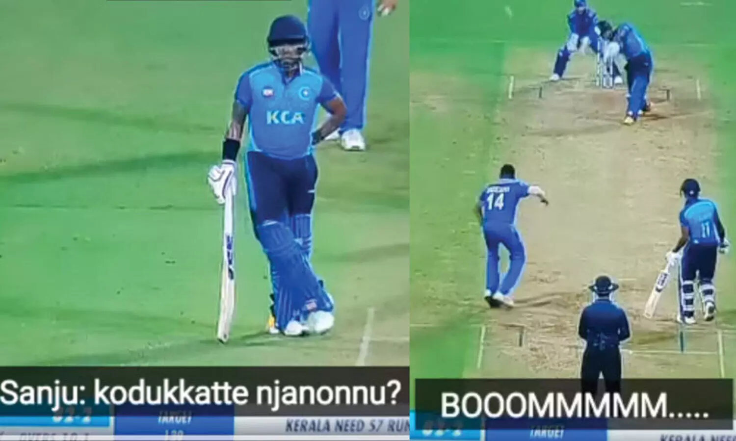 ജാഡ കാണിക്കണ കണ്ടില്ലെ, കൊടുക്ക​ട്ടെ ഞാനൊന്ന്​-പറഞ്ഞത്​ ചെയ്​ത്​ കാണിച്ച്​ സഞ്​ജു