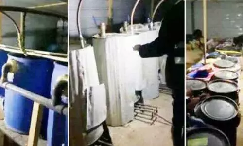 കു​വൈ​ത്തി​ൽ 140 ബാ​ര​ൽ മ​ദ്യം പി​ടി​കൂ​ടി