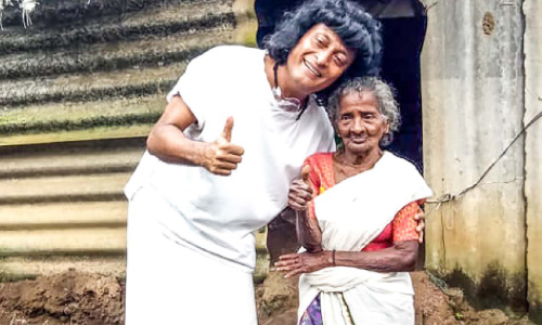 boby chemmannur with pappiyamma