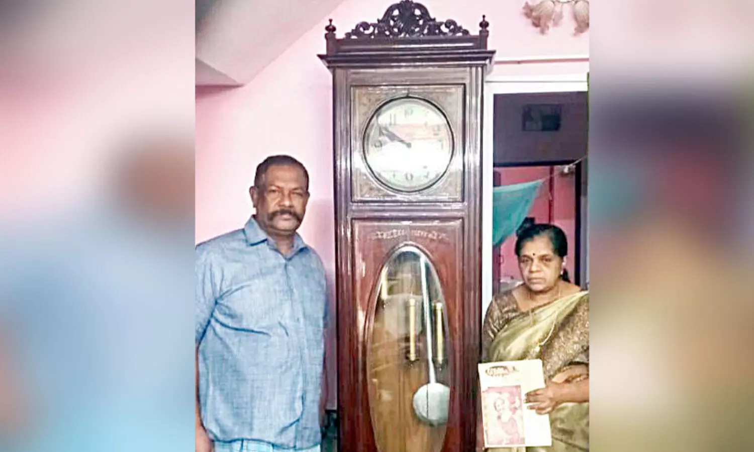 130 years old german clock