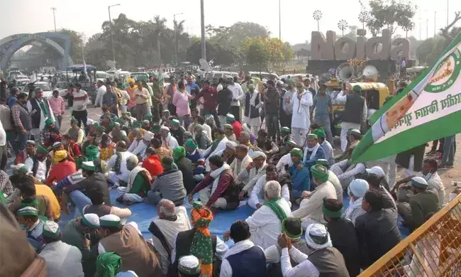 കർഷക പ്രക്ഷോഭത്തെ പിന്തുണക്കാത്ത നേതാക്കൾ ഇങ്ങോട്ട് വരേണ്ട; പ്രവേശനം നിഷേധിച്ച് യു.പി ഗ്രാമം