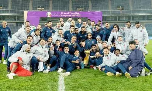 ക്രൗൺ പ്രിൻസ്​ കപ്പ്​ ഫുട്​ബാൾ: കുവൈത്ത്​ സ്​പോർട്​സ്​ ക്ലബ്​ ജേതാക്കൾ