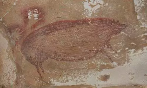 Worlds oldest cave painting