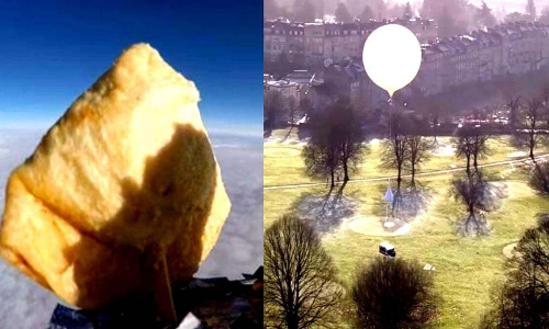 ബ്രിട്ടനിൽനിന്ന്​ സമൂസയുടെ ബഹിരാകാശ ദൗത്യം; ചെന്നുവീണത്​ ഫ്രാൻസിൽ