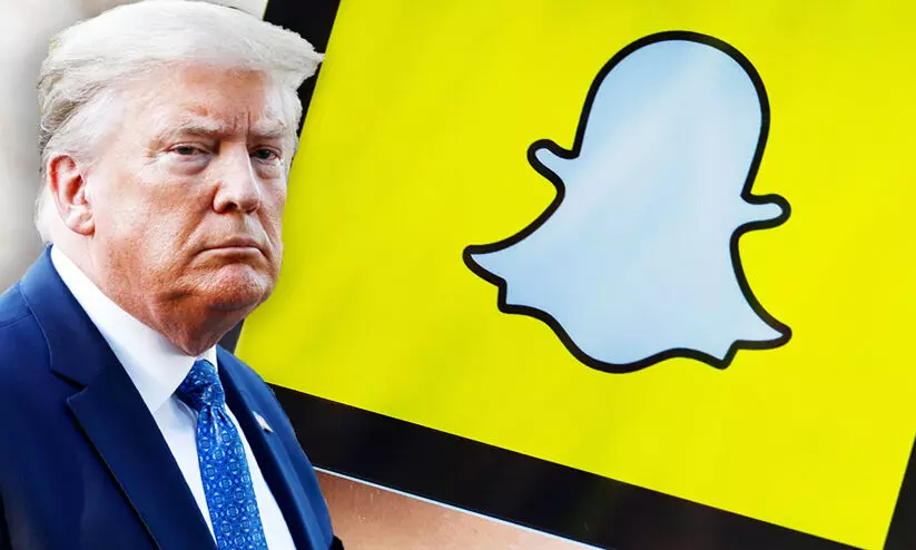 Snapchat, donald trump