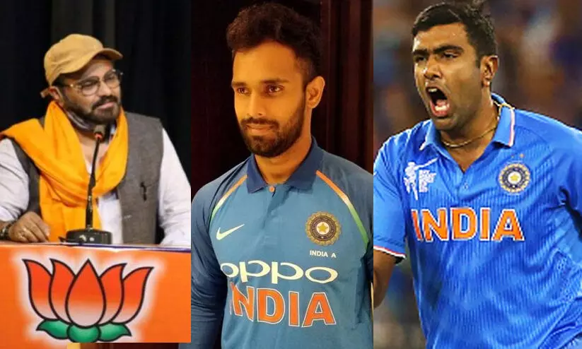 ഇങ്ങോട്ട്​ ചൊറിഞ്ഞ കേന്ദ്രമന്ത്രിയെ വിഹാരി കയറി മാന്തി, പിന്തുണച്ച്​ അശ്വിനും സെവാഗും