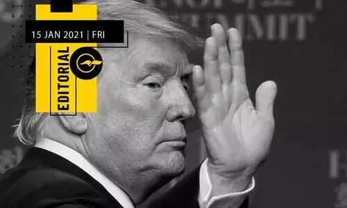 madhyamam editorial, Trump is impeached again