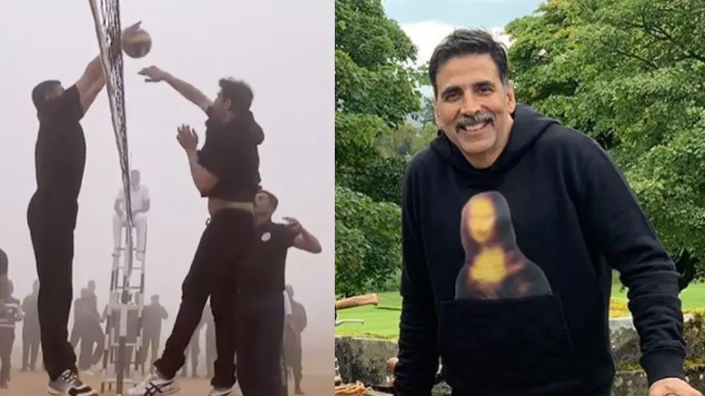 സൈനികരോടൊപ്പം വോളിബോൾ കളിച്ച് കരസേന ദിനം ആഘോഷിച്ച് അക്ഷയ് കുമാർ സൈനികരോടൊപ്പം വോളിബോൾ കളിച്ച് കരസേന ദിനം ആഘോഷിച്ച് അക്ഷയ് കുമാർ