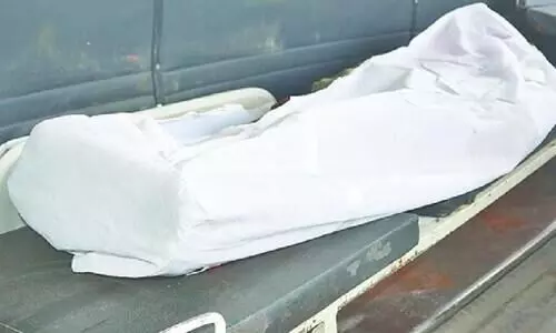 deadbody found in building