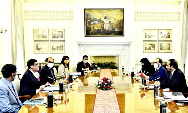 ഇന്ത്യ-ഒമാൻ പ്രതിനിധി സംഘം കൂടിക്കാഴ്ച നടത്തി ഇന്ത്യ-ഒമാൻ പ്രതിനിധി സംഘം കൂടിക്കാഴ്ച നടത്തി