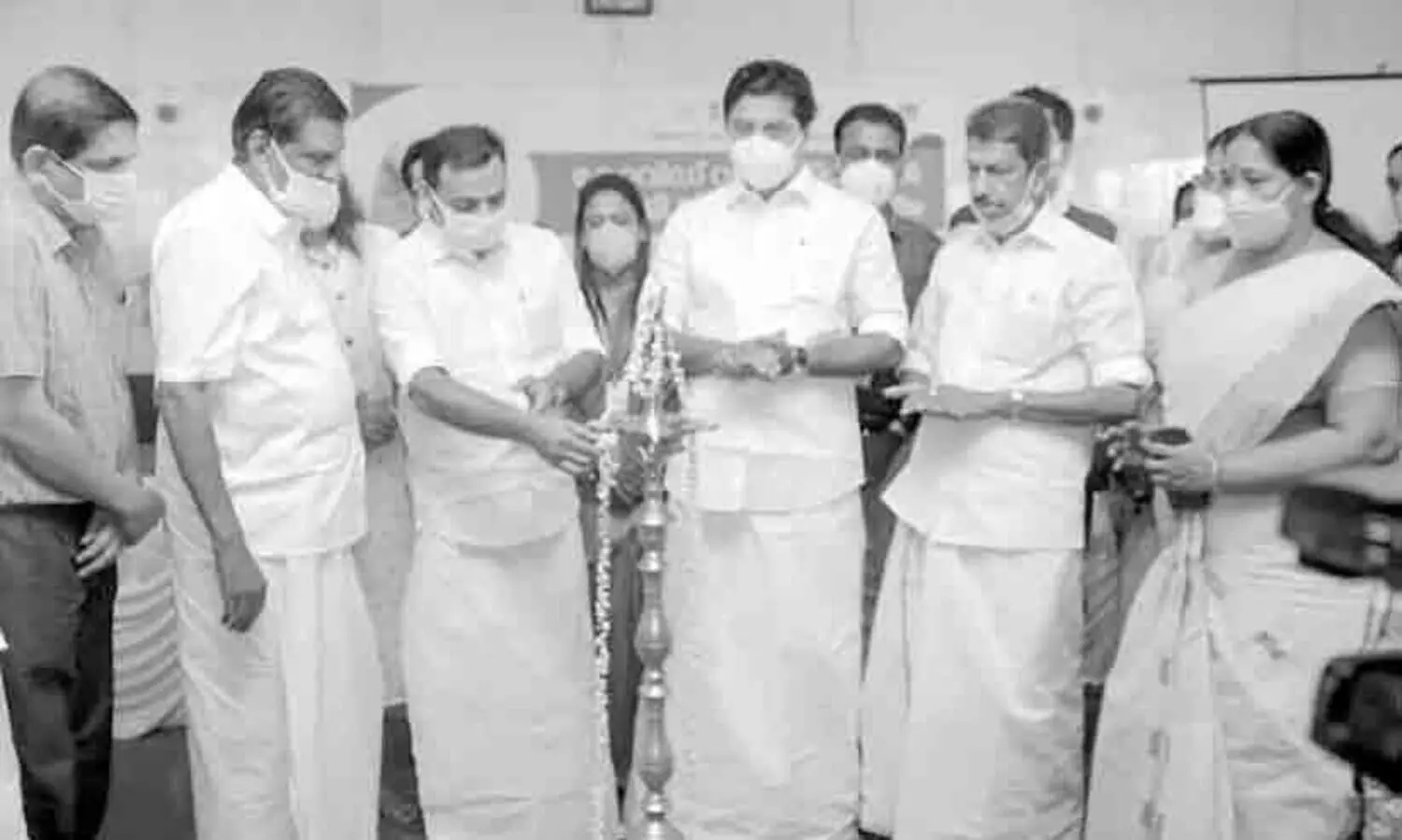 covid vaccination started in nine places in the district