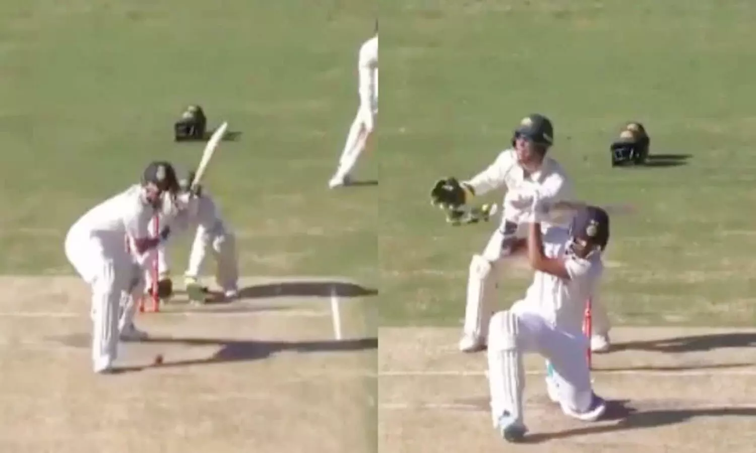 കാണികളെ ഞെട്ടിച്ച സുന്ദറി​െൻറ നോ-ലുക്ക്​ സിക്​സ്​; വിഡിയോ കാണാം