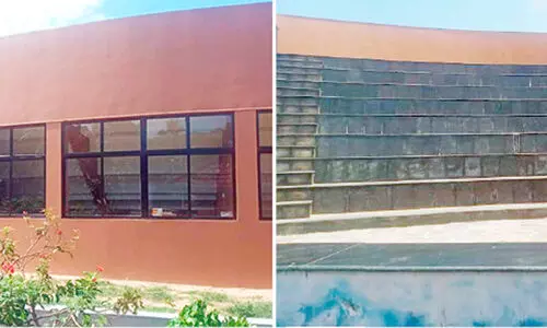 വേ​ളി ജ​ലാ​ശ​യ​ത്തി​ല്‍ സ​ന്ദ​ര്‍ശ​ക​ര്‍ക്കാ​യി ആം​ഫി തി​യ​റ്റ​ര്‍ സ​ജ്ജ​മാ​കു​ന്നു