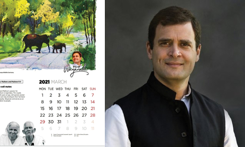 വയനാടിന്‍റെ യശസുയര്‍ത്തിയവരെ പരിചയപ്പെടുത്തി രാഹുല്‍ഗാന്ധിയുടെ കലണ്ടര്‍