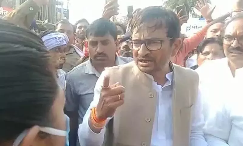 Congress MLA Threatens Madhya Pradesh Women Officer Congress MLA Threatens Madhya Pradesh Women Officer