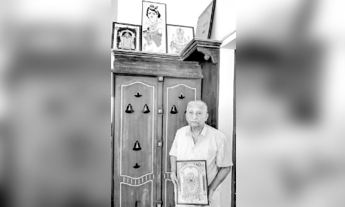 കോവിഡ് വിരസതയില്‍ എസ്​.കെ.എൻ വരച്ചത് നൂറിലധികം ചിത്രങ്ങള്‍