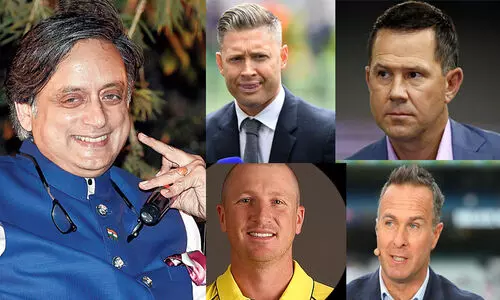 എല്ലാവരും ഇവിടെയൊക്കെ ഉണ്ടല്ലോ അല്ലേ; ഇന്ത്യ തോറ്റമ്പുമെന്ന്​​ പ്രവചിച്ച ക്രിക്കറ്റ്​ സിംഹങ്ങളെ പരിഹസിച്ച്​ ശശി തരൂർ