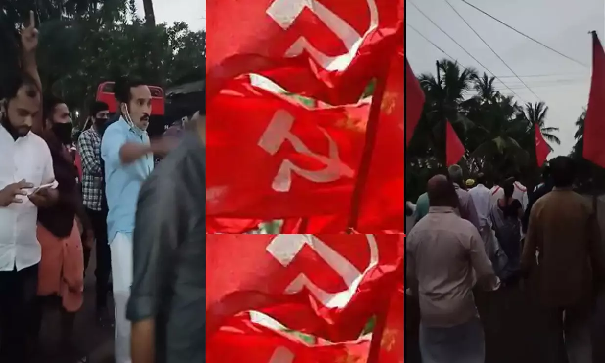 കൊല്ലേണ്ടോരെ ​​കൊല്ലും ഞങ്ങൾ, കൊന്നിട്ടുണ്ടീ പ്രസ്​ഥാനം; കൊലവിളിയുമായി സി.പി.എം ​പ്രകടനം