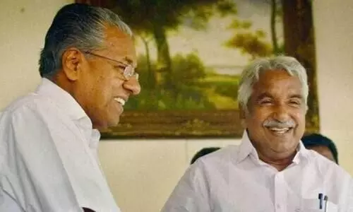 oommen chandy and pinarayi vijayan