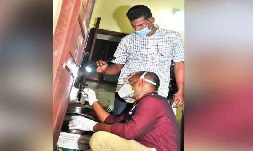 Theft in a closed house, investigation intensified